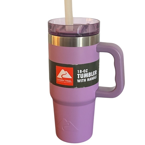 OZARK TRAIL LAVENDER TUMBLER WITH HANDLE - Picture 1 of 5